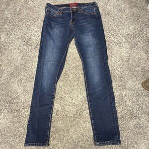 Lucky Brand Dark Denim Jeans 2 26 Stretch Jegging Skinny